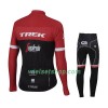 Kind Fietskleding (Wielershirt Lange Mouw + Fietsbroek Lang) 2017 Trek-Segafredo N001
